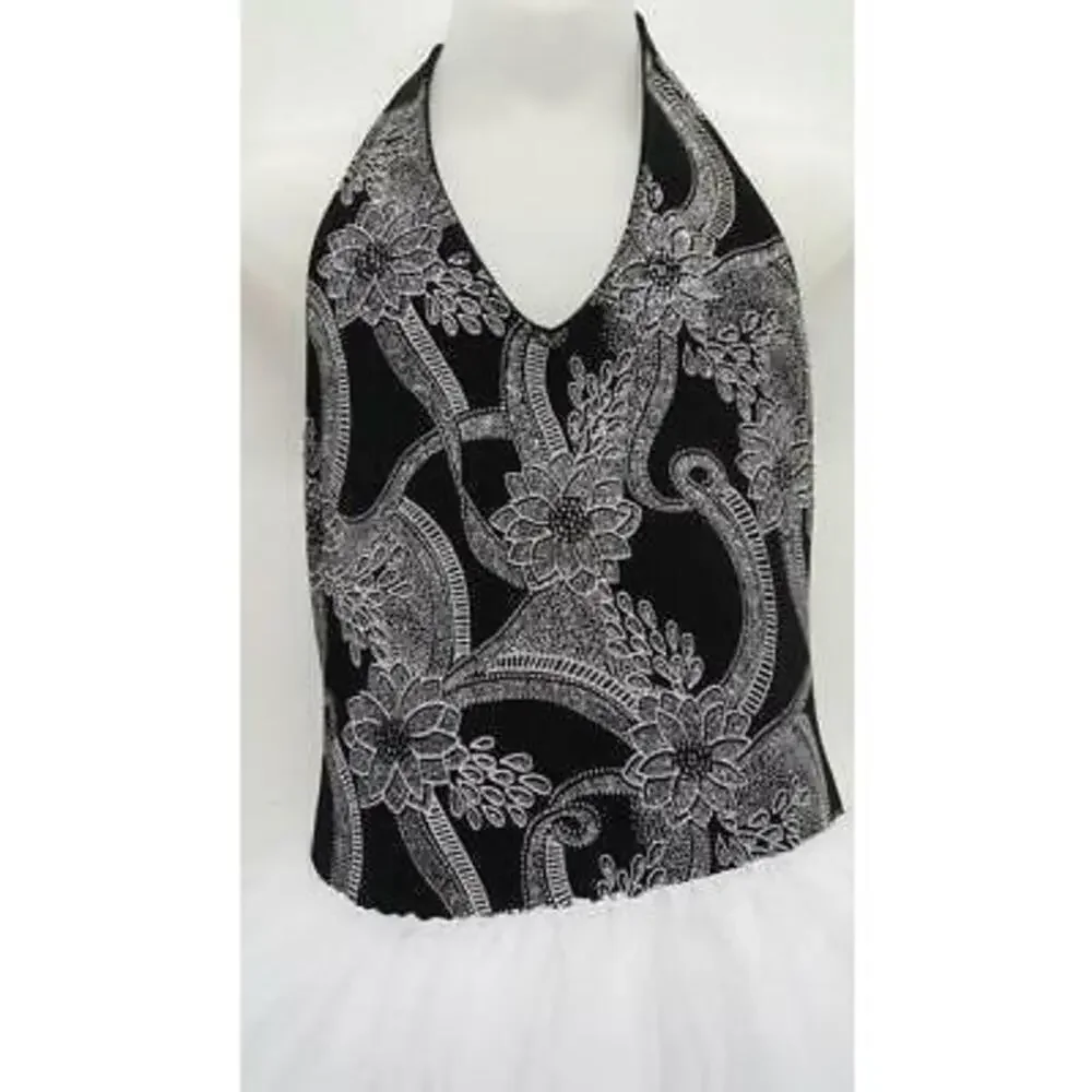 Pre-Owned Dance Costume Curtain Call E1382 Large Child White Long Tutu Ballet G